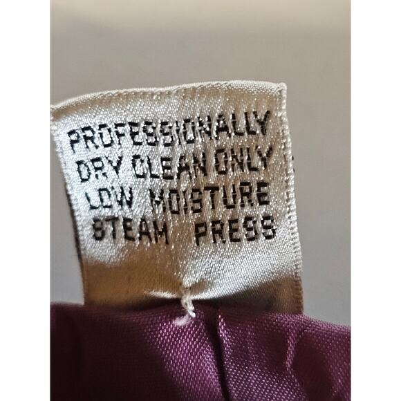 Vintage Liz Claiborne Wool Blend Check Plaid Pleated Midi Skirt Size 4 S 3830 - Picture 4 of 9